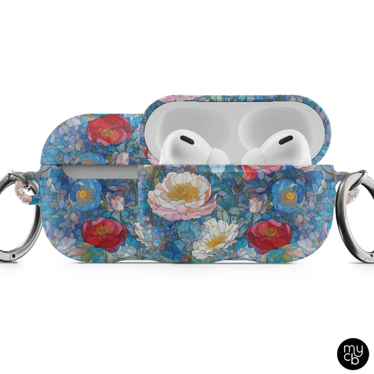 Stained Glass Roses AirPods Case