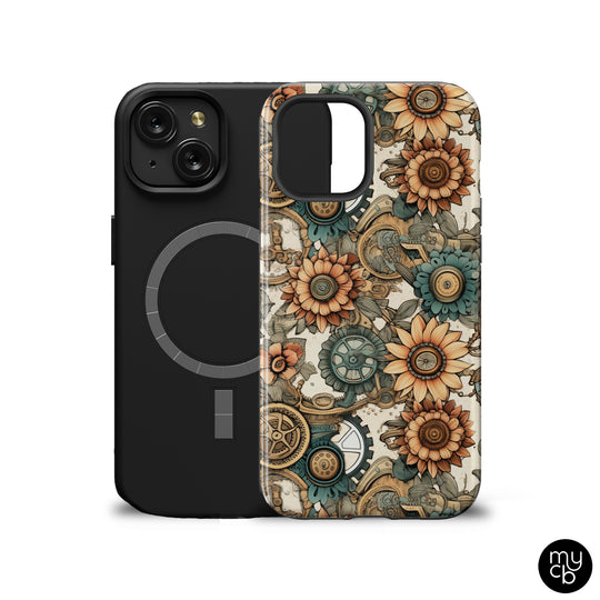 Steampunk Floral MagSafe Phone Case