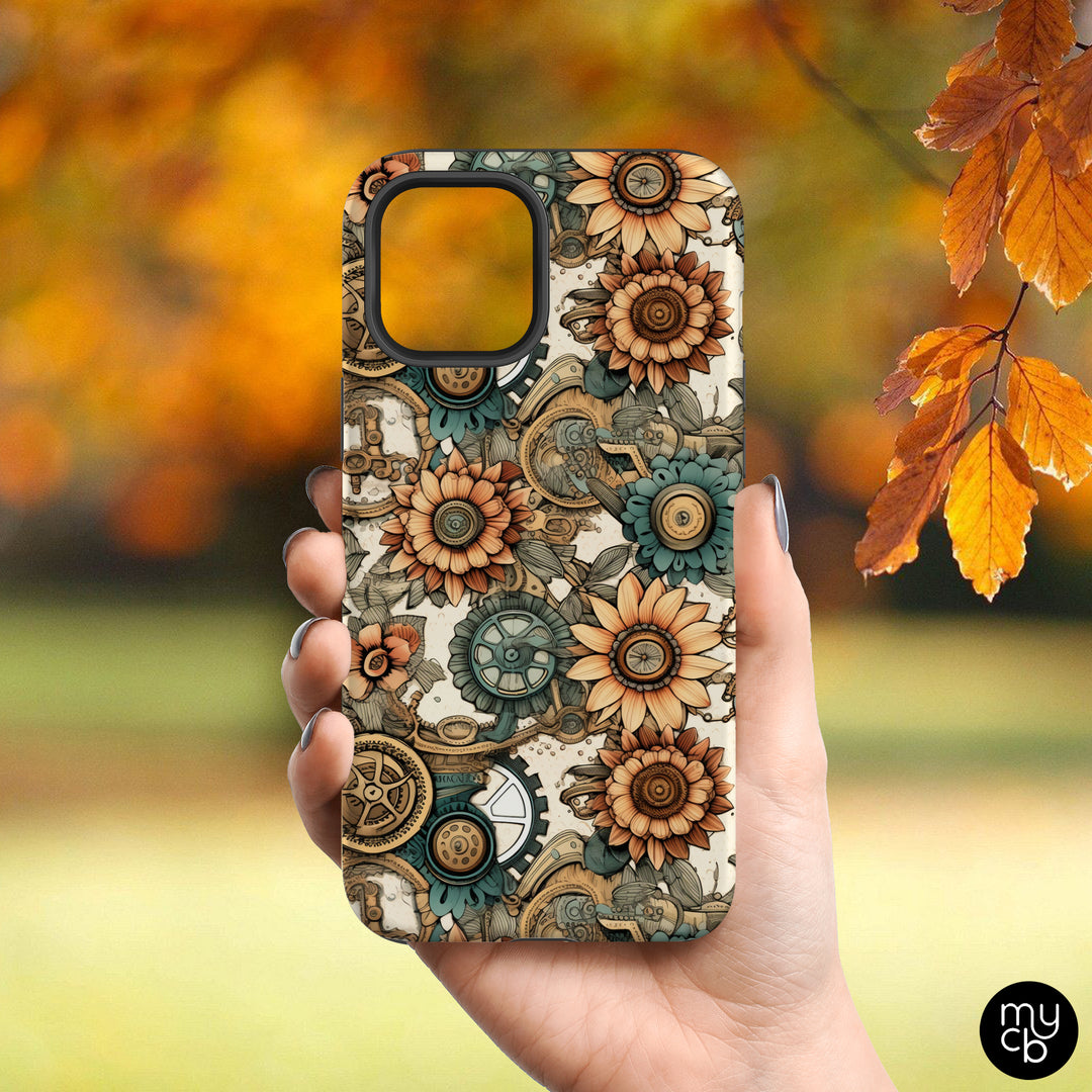 Steampunk Floral MagSafe Phone Case