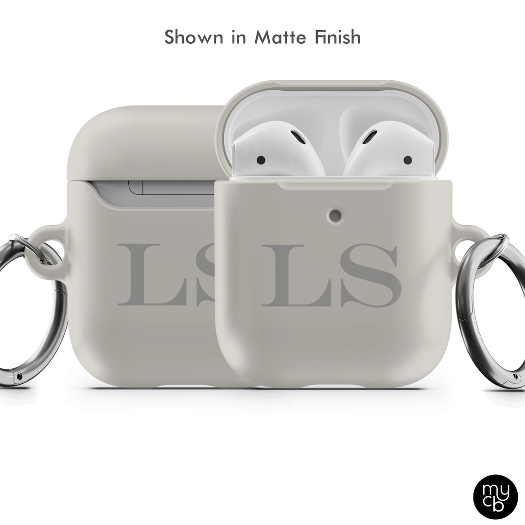 Stone Initials AirPods Case