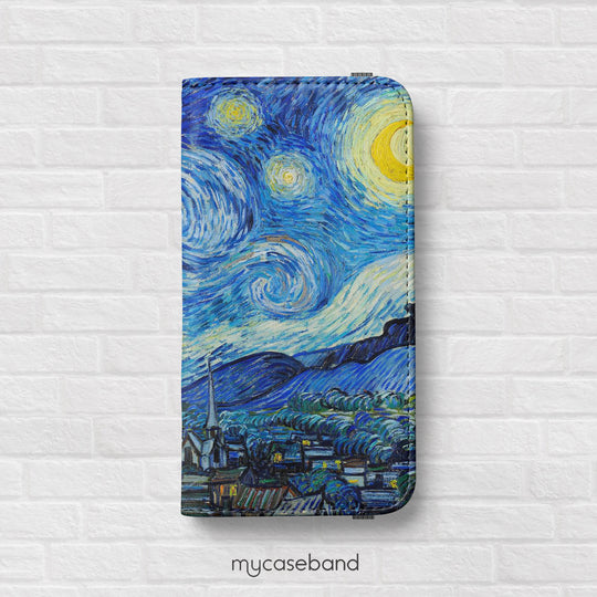 Vincent van Gogh's Starry Night Wallet Phone Case