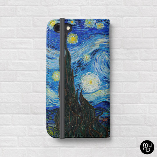 Vincent van Gogh's Starry Night Wallet Phone Case