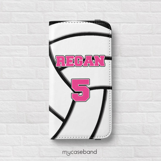 Volleyball Wallet Phone Case