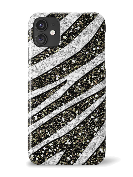 Zebra Glitter Phone Case