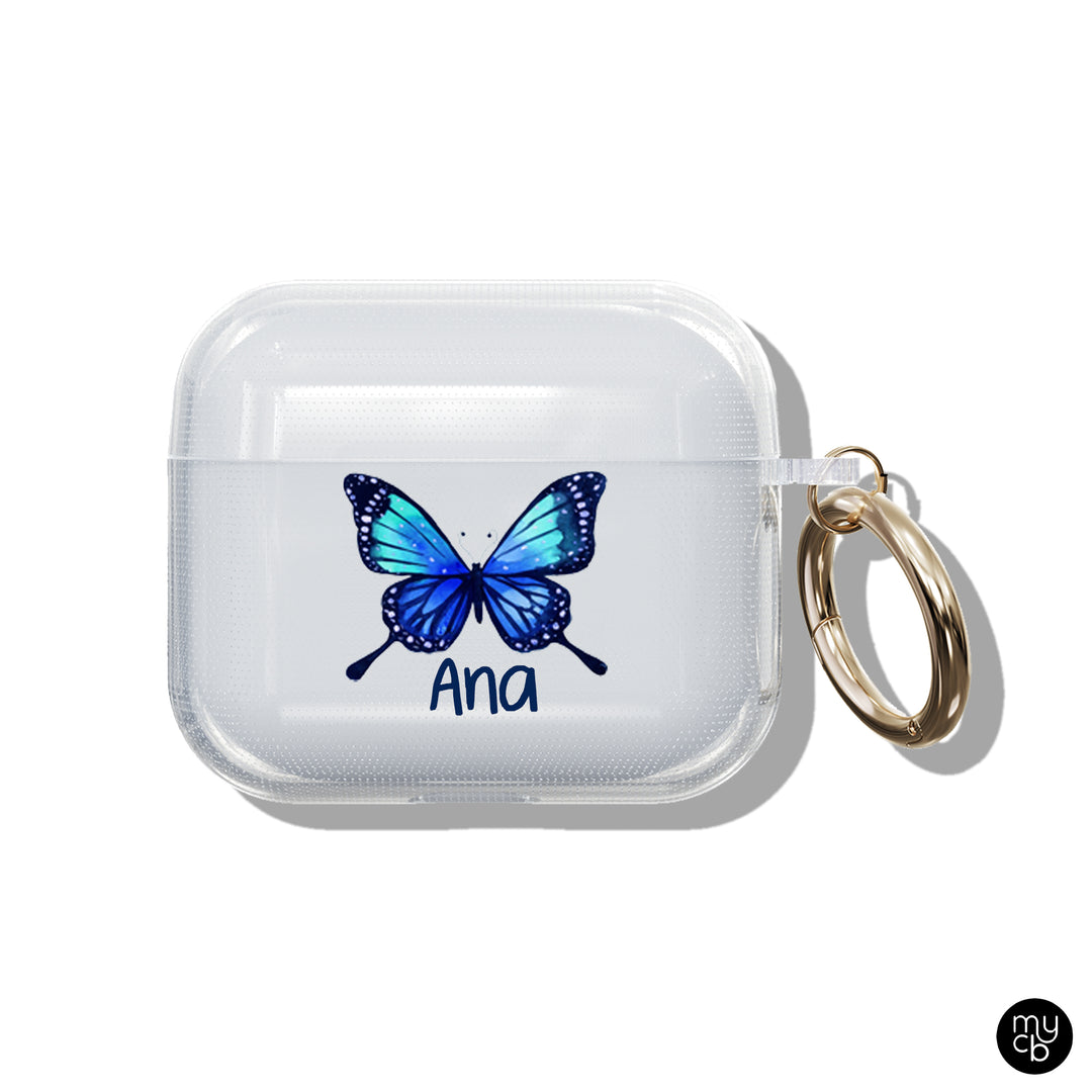 Butterfly Clear AirPods Case