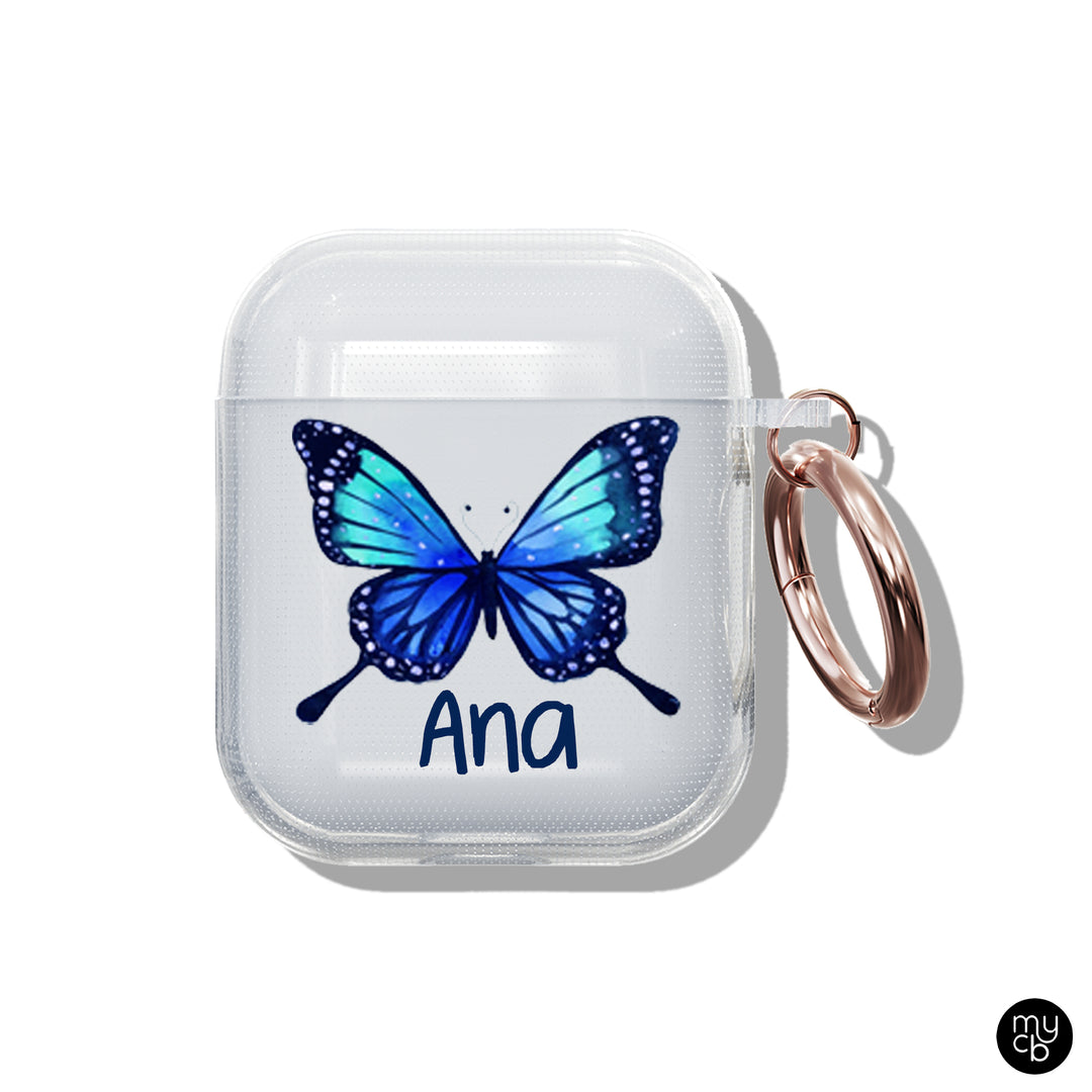 Butterfly Clear AirPods Case