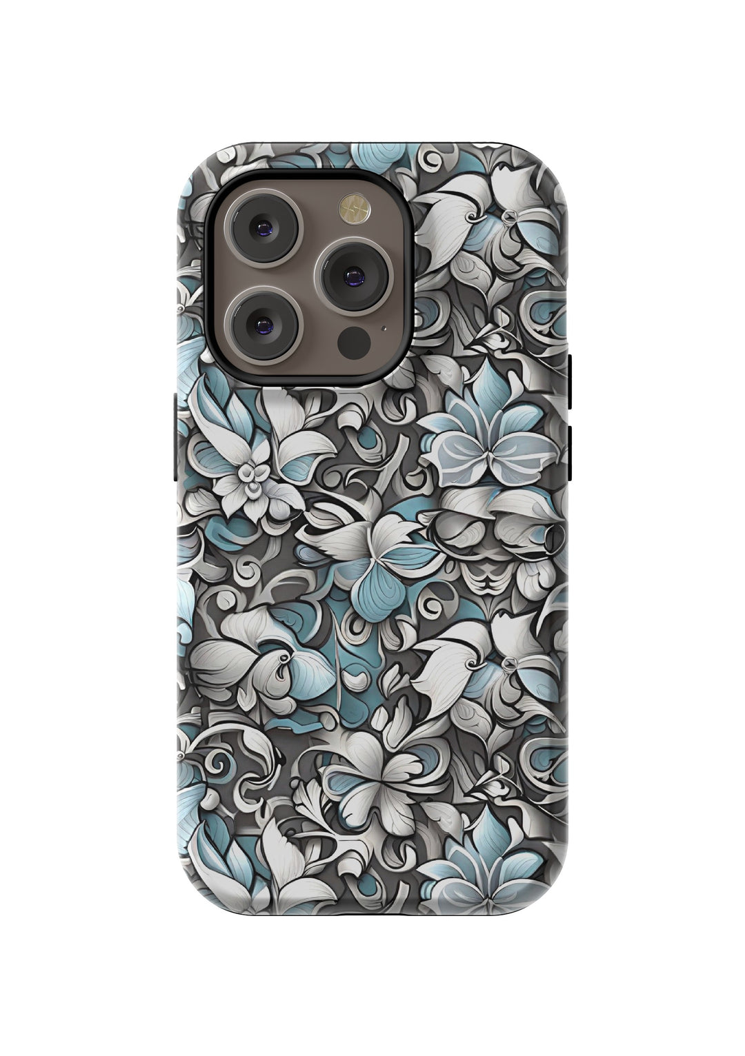 Abstract Floral MagSafe Phone Case