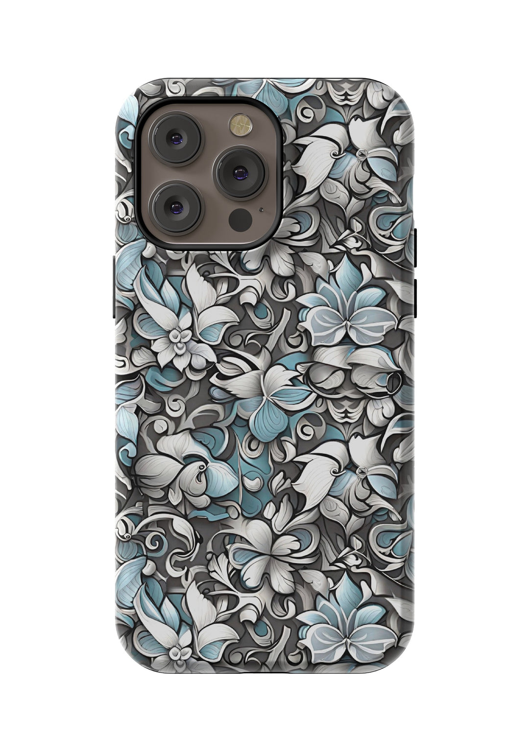 Abstract Floral MagSafe Phone Case