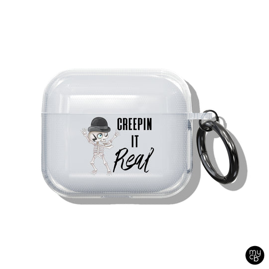 Creepin It Real Clear AirPods Case