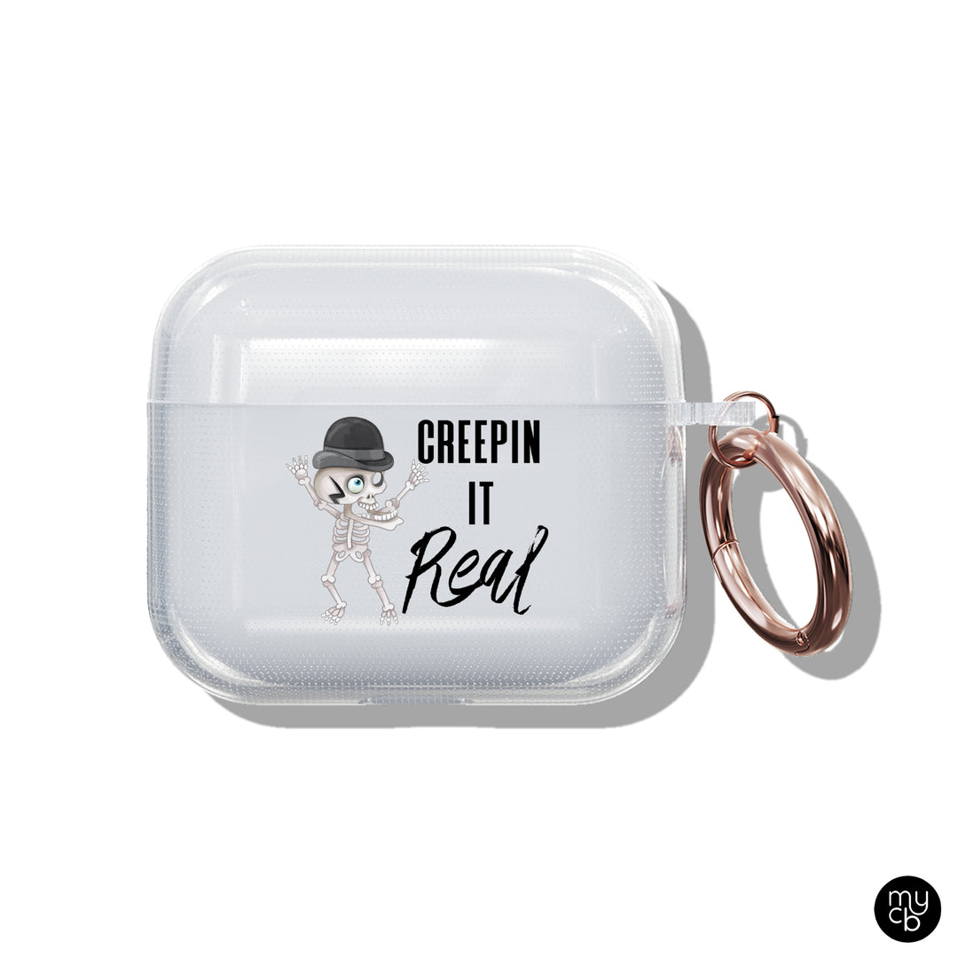 Creepin It Real Clear AirPods Case