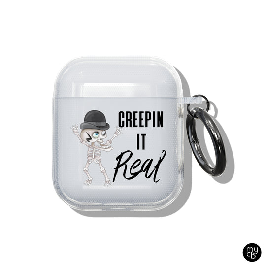 Creepin It Real Clear AirPods Case