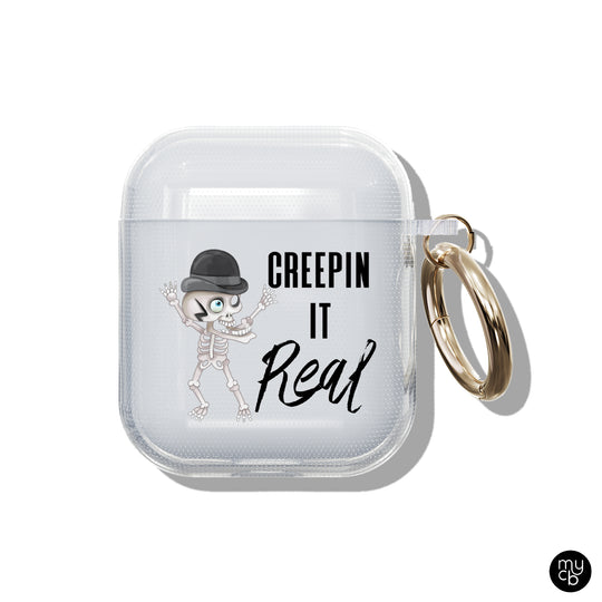 Creepin It Real Clear AirPods Case