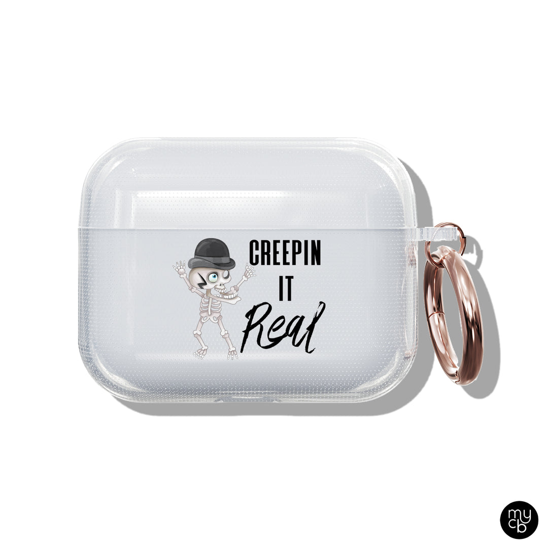 Creepin It Real Clear AirPods Case