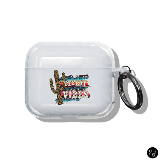 Desert Vibes Clear AirPods Case