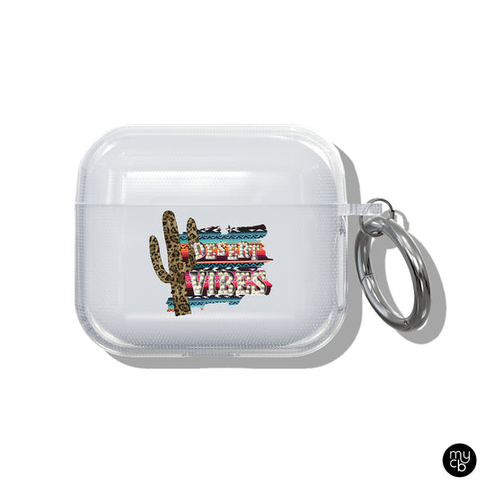 Desert Vibes Clear AirPods Case