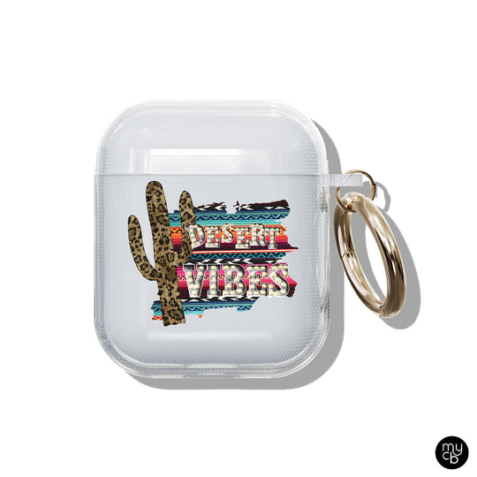 Desert Vibes Clear AirPods Case