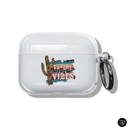 Desert Vibes Clear AirPods Case