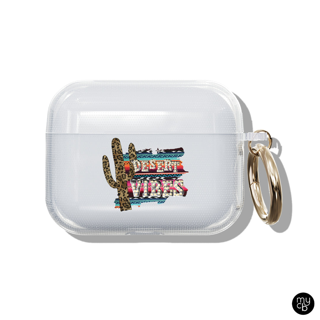 Desert Vibes Clear AirPods Case