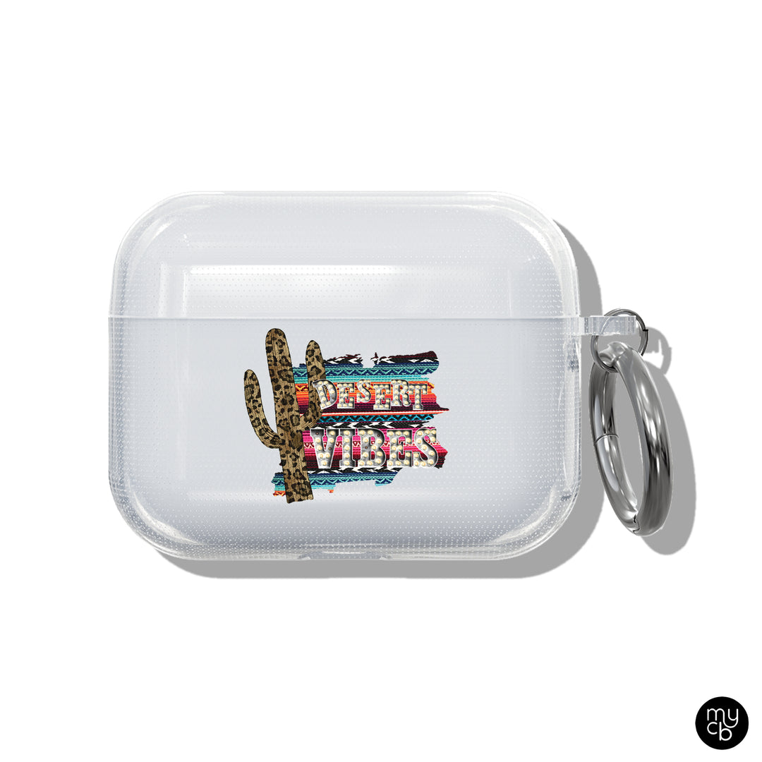 Desert Vibes Clear AirPods Case