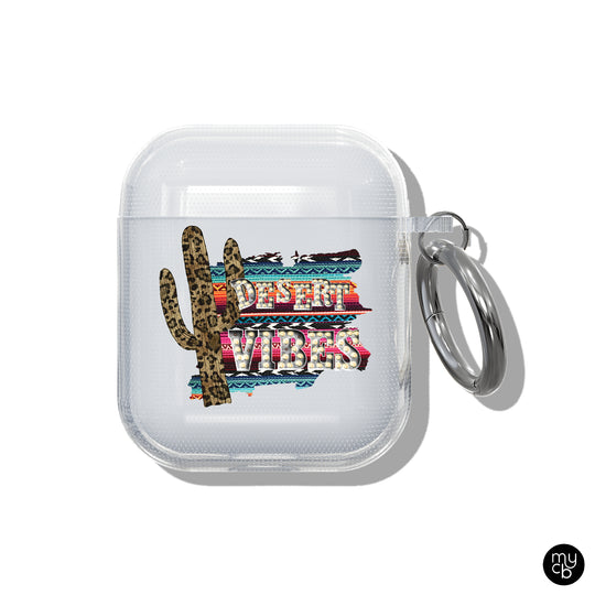 Desert Vibes Clear AirPods Case