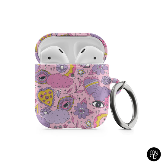 Pink Mystical AirPods Case