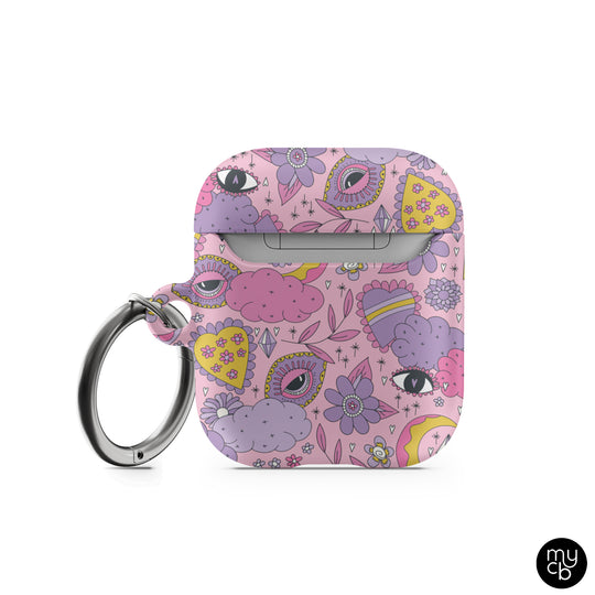 Pink Mystical AirPods Case