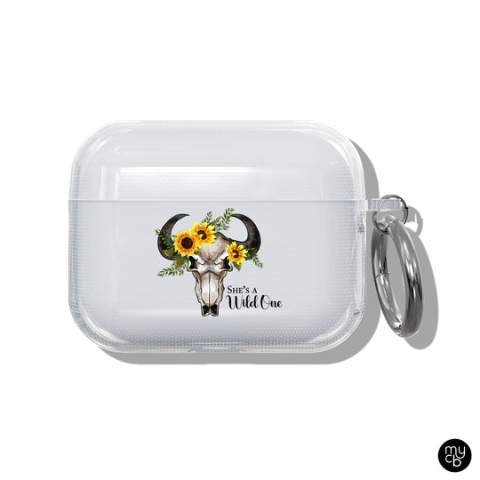 She's A Wild One Clear AirPods Case