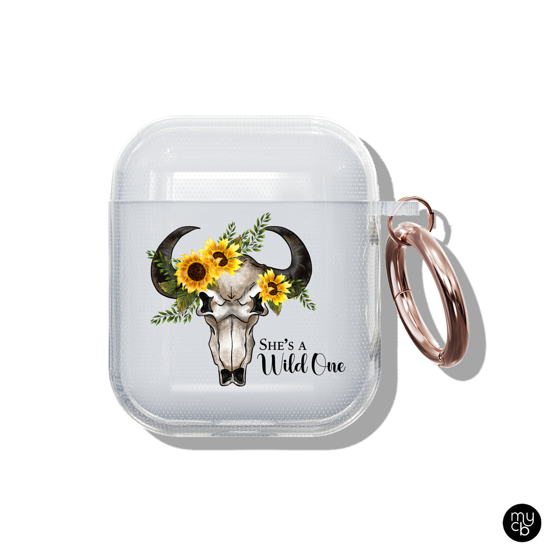 She's A Wild One Clear AirPods Case