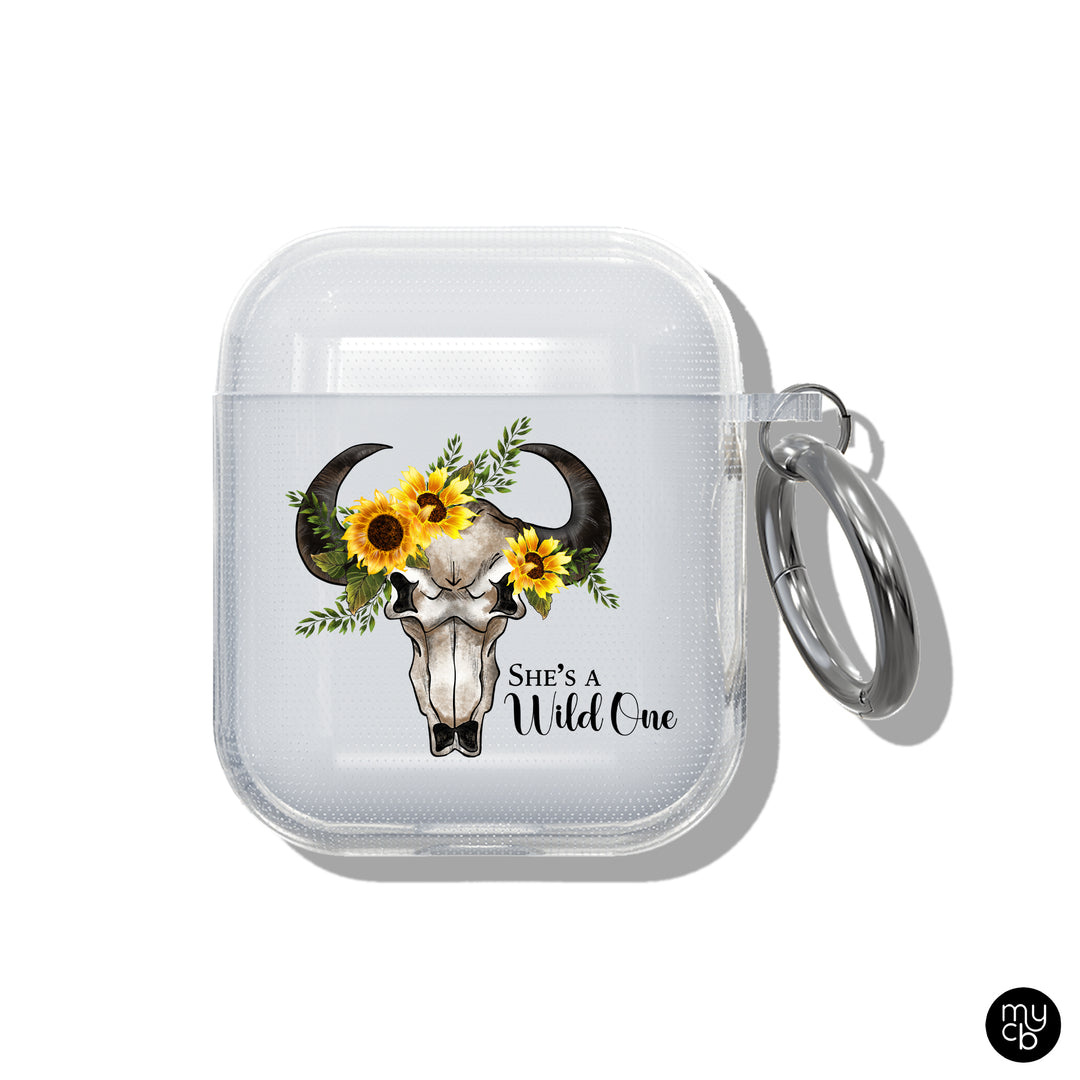 She's A Wild One Clear AirPods Case