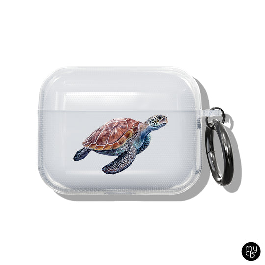 Sea Turtle Clear AirPods Case