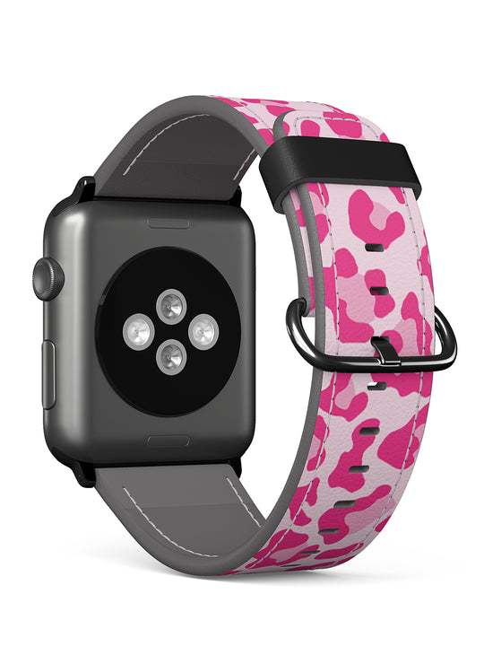 Pink Cheetah in the Wild | Apple Watch Band