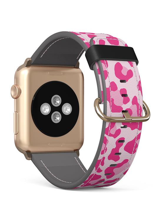 Pink Cheetah in the Wild | Apple Watch Band